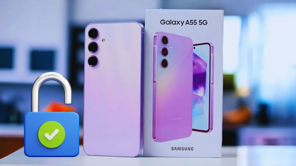 Unlock Samsung Galaxy A55 5G: Forgot PIN, Password, Pattern, Fingerprint or Face Unlock?